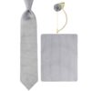 Luxueuze Heren Accessoires Set – Lichtblauw/Wit
