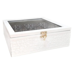 Mahani Houten Thee Organizer Doos met Traditionele Perzische Kisten