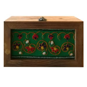 Mahsan Houten Thee Organizer met Vintage-Inspiratie Compartimenten