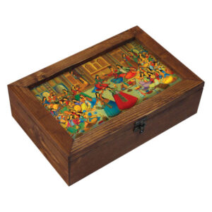 Regal Pars Queens Houten Theedoos – Perzische Stijl Organizer
