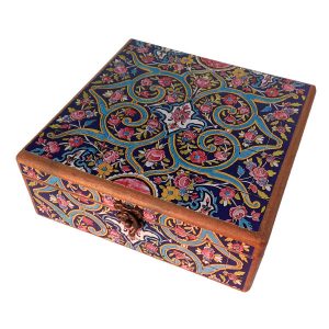 Tamana Houten Thee Organizer – Ambachtelijke Perzische Kist