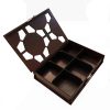 Tarane Houten Thee-Opbergbox met Decoratieve Vakken
