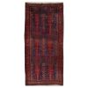 Vintage Perzisch Baluchistan Loper (Geometrisch Patroon) - Rode Wol