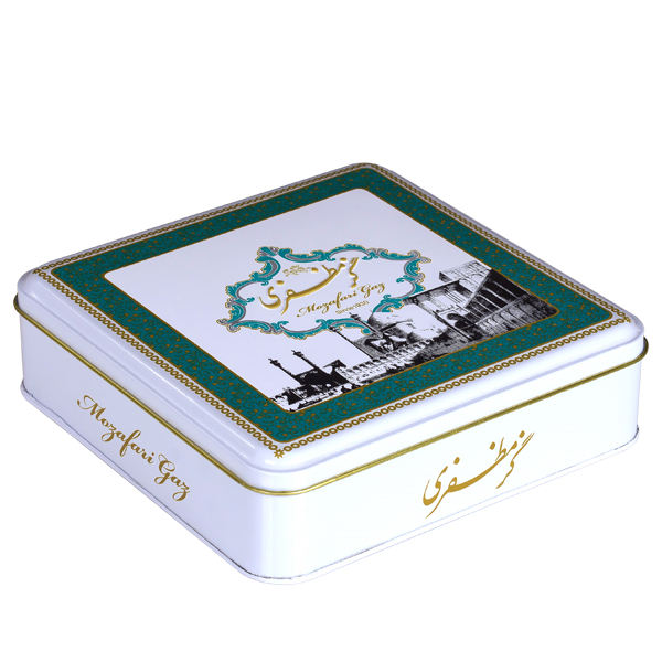 Mozaffari Gaz: 40% Pistache – Traditionele Iraanse Nougat met Rozenwater
