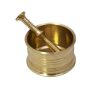 Messing Vijzel & Stamper Set Traditionele Perzische Stijl Mehrara