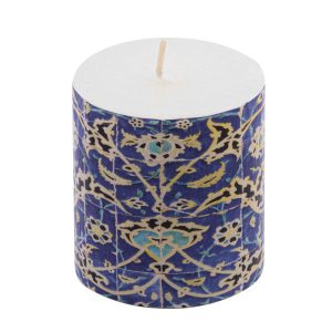 Perzische Theelicht Kaars – Model Blauwe Design (2x)