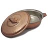 Iraanse Koperen Pannenset – Gehamerd premium design (9-delige luxe set, Sitara)