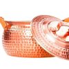 Iraanse Koperen Kookpan – Klassieke oosterse stijl (gehamerd), model Sarvi II