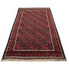 Vintage Perzisch Baluchistan Tapijt (Bukhara Design) - Rode Wol