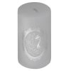 Witte Nowruz Kaars – Goudvis Design (2-Pack)