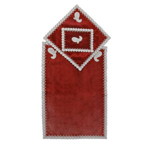 Islamitisch Gebedskleed Fluweel Sajadah Lichtgewicht Paisley Design