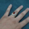 Perzische Jemenitische aqeeq zilveren ring voor heren, Taban I