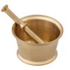 Messing Vijzel & Stamper Set Traditionele Perzische Stijl Karen