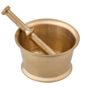 Messing Vijzel & Stamper Set Traditionele Perzische Stijl Karen