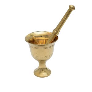 Messing Vijzel & Stamper Set Traditionele Perzische Stijl Payami