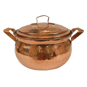 Iraanse Koperen Kookpan – Traditionele ambachtelijke pan, model Shin