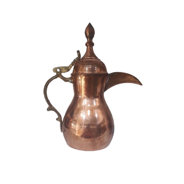 Handgemaakte Koperen Dallah Arabische Koffiepot – Model Ahmadi