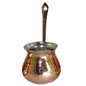 Turkse Koffiepot Hana – Gehamerd Koper (1-2 Kopjes)