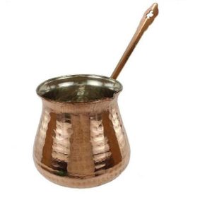 Turkse Koffiepot Kabiri – Gehamerd Koper (3-4 Kopjes)