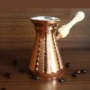 Handgemaakte Koperen Turkse Koffiepot - Klassieke Antieke Ibrik, Kia Model
