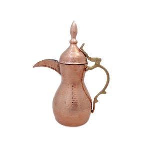 Koperen Dallah Koffiepot voor het Zetten van Qahwa & Arabische Koffie – Kiani