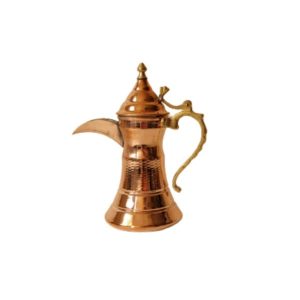 Koperen Dallah Koffiepot voor het Zetten van Qahwa & Arabische Koffie – Mehrzad
