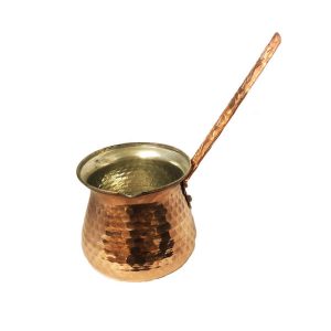 Turkse Koffiepot Sadra – Gehamerd Koper (1-2 Kopjes)