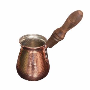 Turkse Koffiepot Sahel – Gehamerd Koper (5-6 Kopjes)