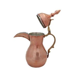 Koperen Dallah Koffiepot voor het Zetten van Qahwa & Arabische Koffie – Sahra