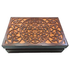 Hamta multifunctionele houten organizer met thee-compartimenten
