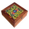 Khorshid Houten Thee-Organizer Doos – Box met meerdere secties