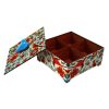 Nushin Houten Organizer voor Thee & Noten – Gedeelde opbergbox