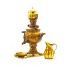 Perzische koperen samovar decoratieve houtskool theemaker 1-Liter