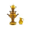 Perzische koperen samovar decoratieve houtskool theemaker 1-Liter