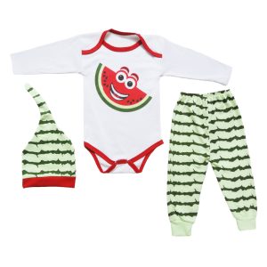 3-delige Yalda Babykledingset Model Happy
