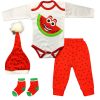 4-delige Yalda Babykledingset Model Blije Watermeloen