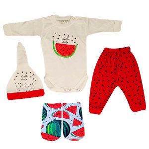 4-delige Yalda Babykledingset Model Watermeloen
