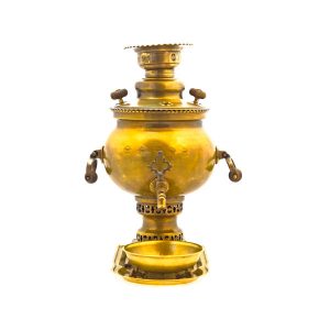 Perzische koperen samovar decoratieve houtskool theemaker 6-Liter