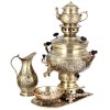 Perzische koperen gassamovar traditionele design theemaker Achaemenes Motifs 8-Liter
