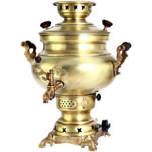 Perzische koperen gassamovar traditionele design theemaker 8-Liter