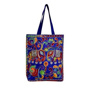 Etnische Balochi Tote Tas – Model Blauw II