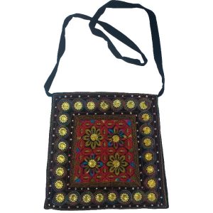 Ethnische Geborduurde Crossbody Tas Balochi Karen Editie II