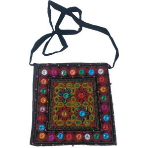 Ethnische Geborduurde Crossbody Tas Balochi Karen III