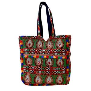 Etnische Balochi Tote Tas – Model Lana