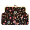 Geborduurde Clutch Handtas met Fijn Bloemmotief – Magnolia