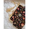 Geborduurde Clutch Handtas met Fijn Bloemmotief – Magnolia