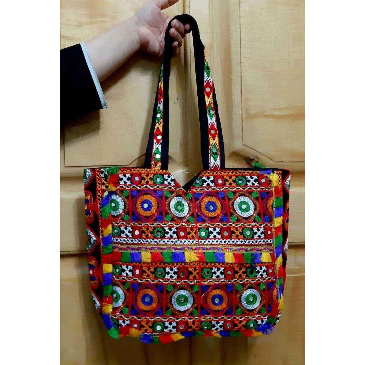 Etnische Balochi Tote Tas – Model Mahsan