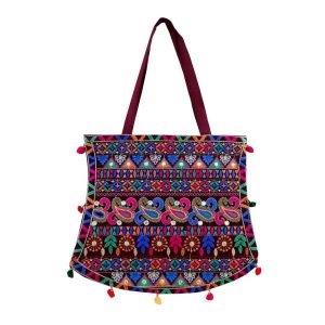 Etnische Balochi Tote Tas – Model Saba