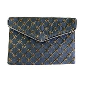 Geborduurde Clutch Handtas met Geometrisch Patroon – Setare