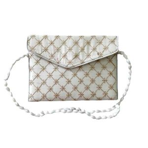 Geborduurde Clutch Handtas met Geometrisch Design – Hamid